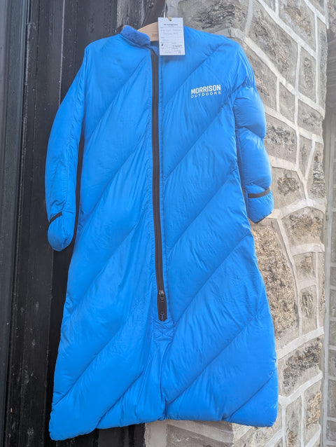 ♻ Morrison Outdoors Sleeping Bag, Blue, Size 6-24 months; No58229