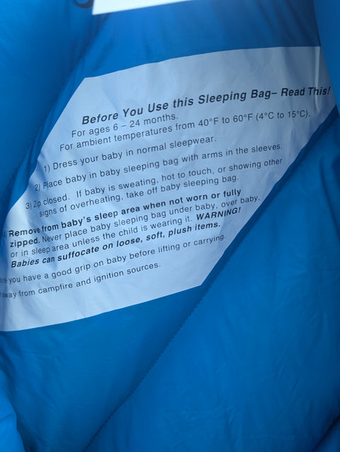 ♻ Morrison Outdoors Sleeping Bag, Red size 6-24months; No58230