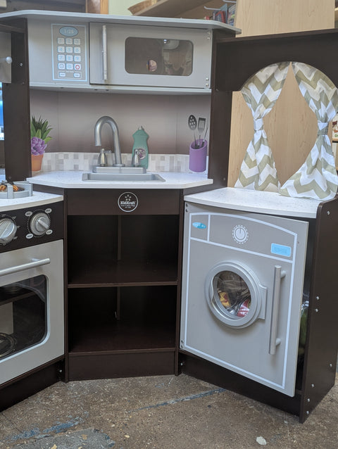 ♻ KidKraft Ultimate Corner Play Kitchen w/ accessories No58261