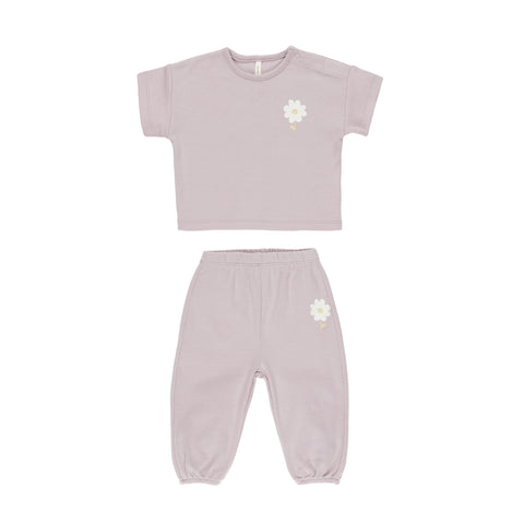 Jersey Tee + Pant Set - Daisy