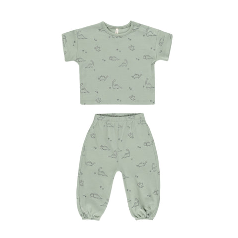 Jersey Tee + Pant Set - Dino
