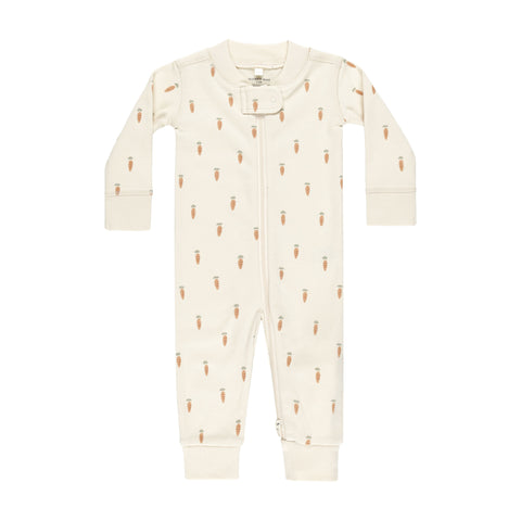 Zip Long Sleeve Sleeper - Carrots