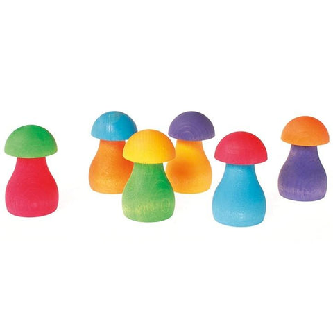 Rainbow Mushrooms Sorting Game