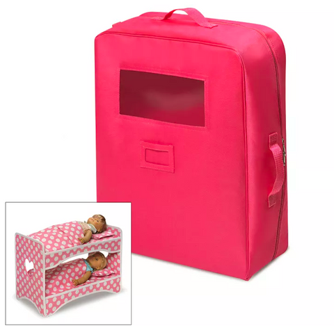 ♻ Badger Basket Double Doll Travel Case + Bunk Bed No58775