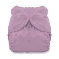 Purple diaper with snaps
 on a white background