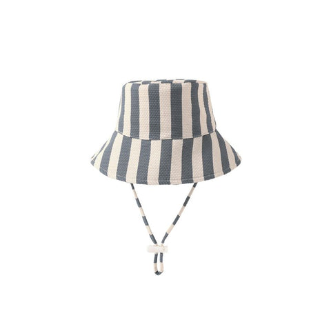 Bucket Hat - Retro Stripe Ocean