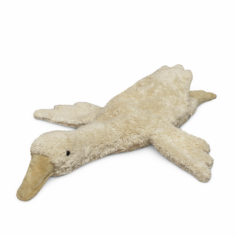Organic Linen Goose Warming Pillow + Cuddle Toy