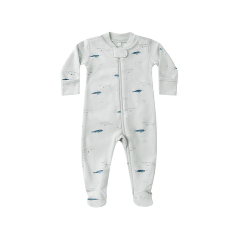 Zip Long Sleeve Sleeper Footie - Narwhals