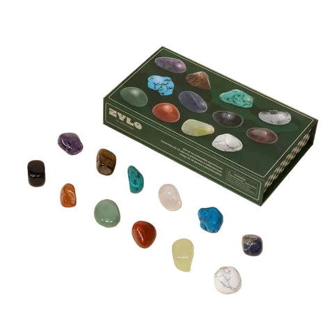 Set of 12 Collectible Gemstones