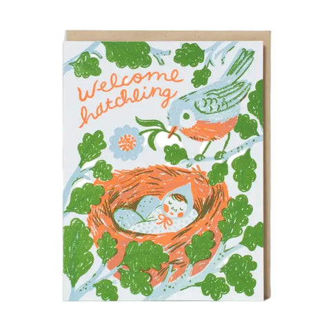 Welcome Hatchling Baby Card