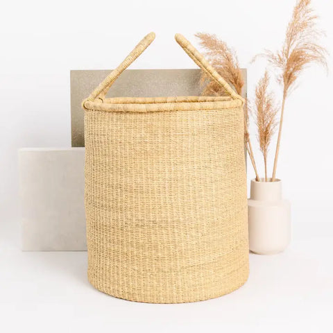 Natural Laundry Hamper Basket