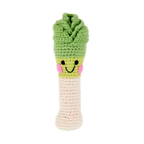 Pretend Play Food Rattle - Leek
