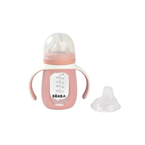 2-in-1 Glass Training Bottle