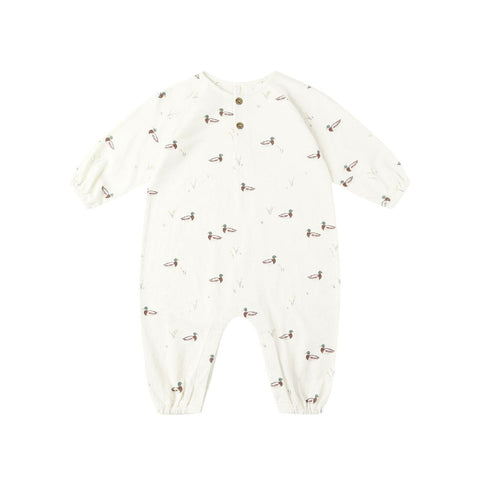 Henley Jumpsuit - Ducks