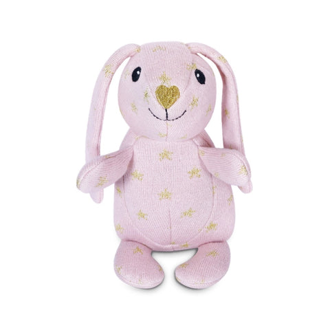 Organic Patterned Knit Bunny - Sparkle