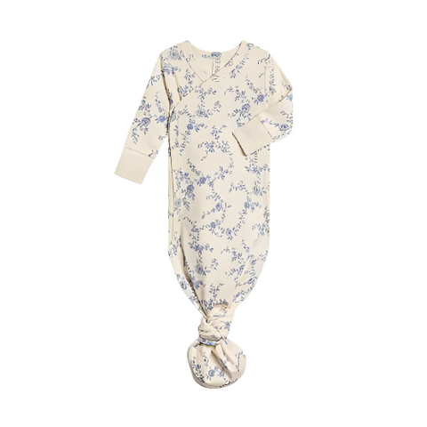 Indy Organic Newborn Kimono Gown - Serena + Rain