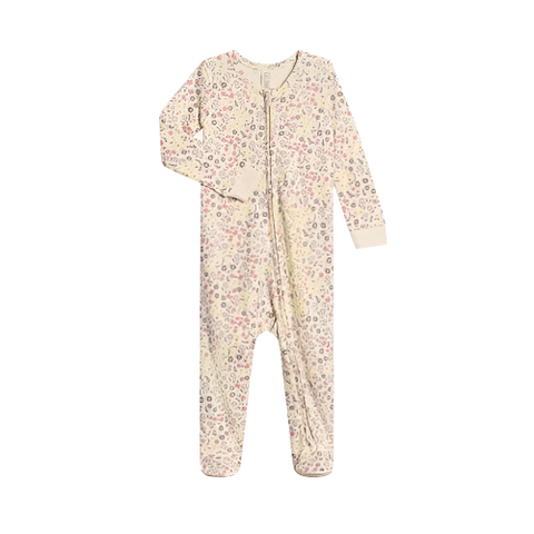 Peyton Organic Footed Sleeper - Giada + Lilla