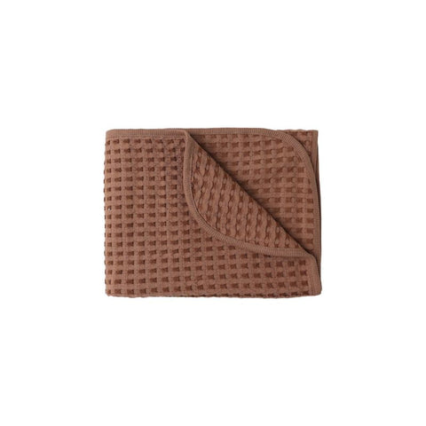 Waffle Baby Blanket - Cedar
