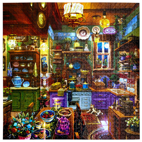 1000 Piece Puzzle - Midnight Kitchen
