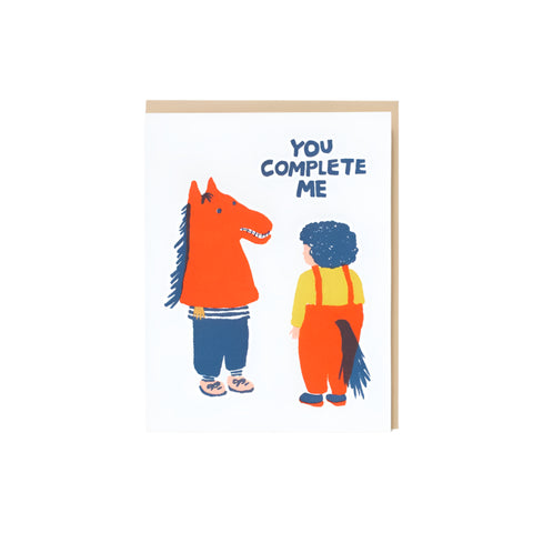 You Complete Me Card