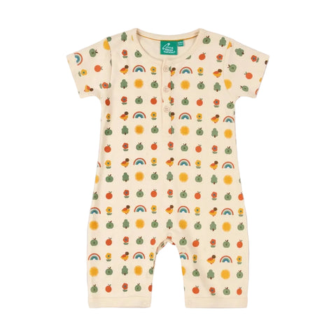Vintage Rainbows Organic Romper