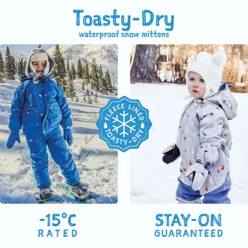 Toasty-Dry Waterproof Snow Mittens
