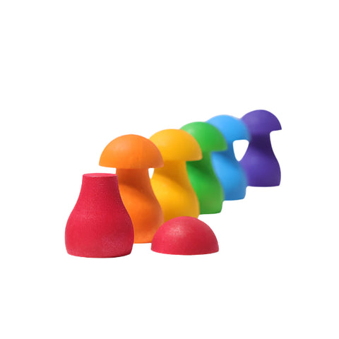 Rainbow Mushrooms Sorting Game