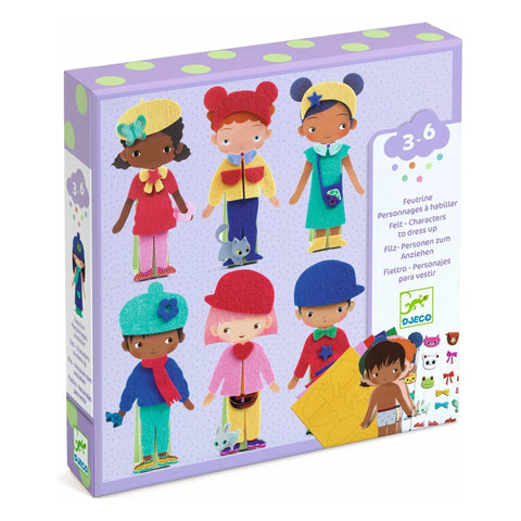 Dress Up Felt Characters