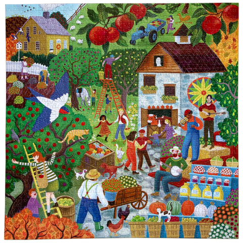 1000 Piece Puzzle - Fall Apple Picking