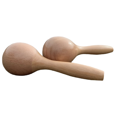 Handmade Wooden Maracas (Individual)