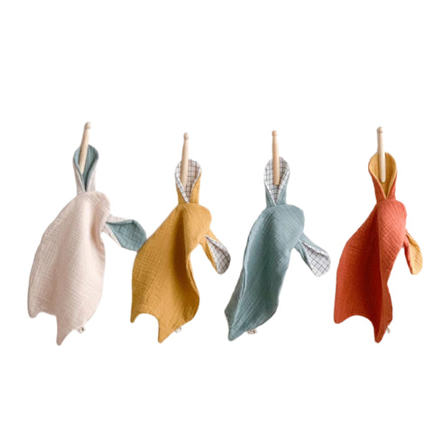 Doudou Ears Security Cuddle Blanket - Sand