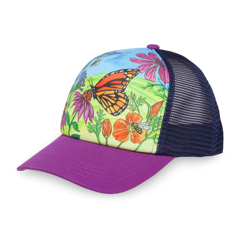 Kids' Trucker Hat - Butterfly and Bees