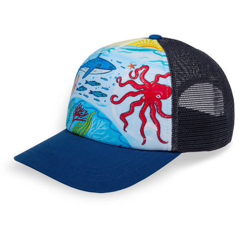 Kids' Trucker Hat - Under The Sea