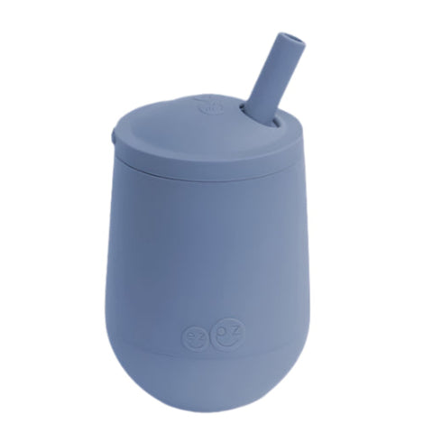 Mini Cup + Straw - Indigo