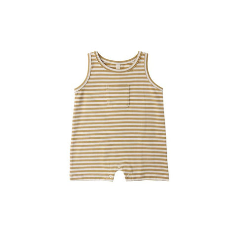 Sleeveless Jumpsuit - Honey Stripe