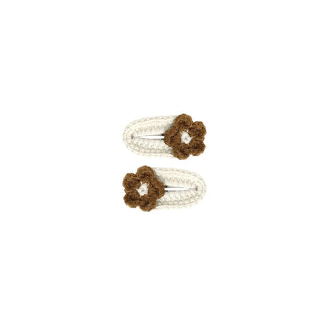 Crochet Clips - Golden