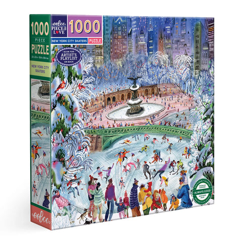1000 Piece Puzzle - New York City Skaters