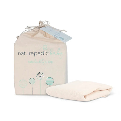 Naturepedic Breathable Mini Crib Mattress Cover