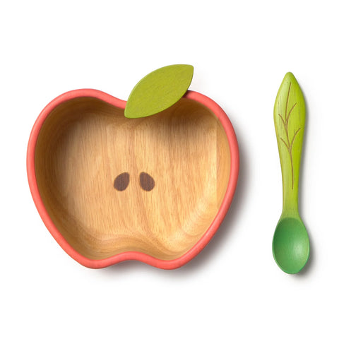 Bowl and Spoon Set - Pepe the Apple