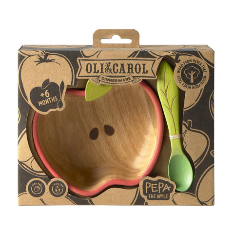 Bowl and Spoon Set - Pepe the Apple