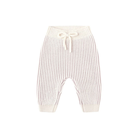 Chunky Knit Pant - Lilac