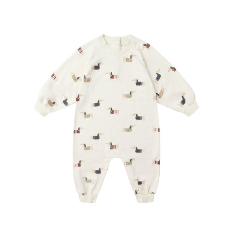 Raglan Jumpsuit - Dachshund