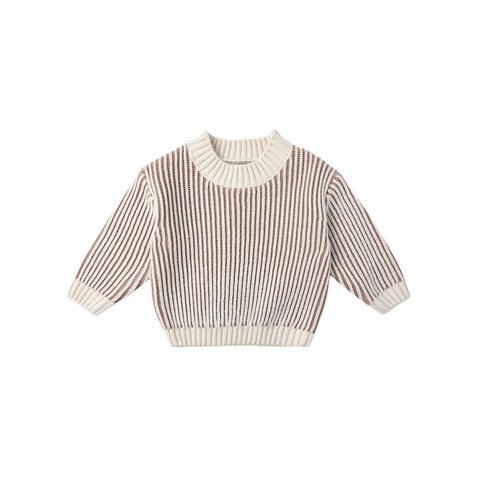 Relaxed Knit Sweater - Gold