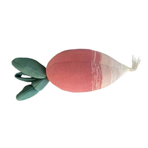 Knitted Cushion - Ramona the Radish