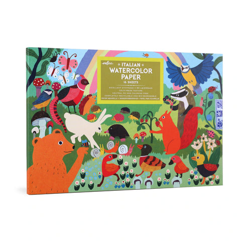 Italian Watercolor Paper - Woodland Rainbow