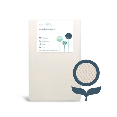 naturepedic organic breathable mini mattress