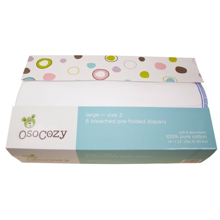 Organic Prefold Diapers (6 Pack)